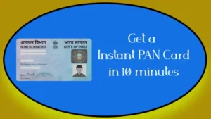 How To Apply Instant Pan Card